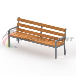 Купить Уличная скамейка со спинкой Дача в Туринске 