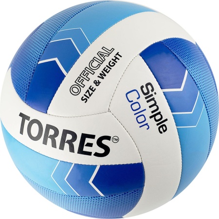 Купить Мяч волейбольный Torres Simple Color любительский р.5 в Туринске 